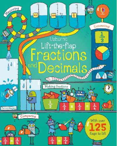 Lift-the-flap Fractions and Decimals (Lift-the-flap Maths) [Board book]